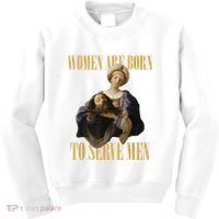 Born To Serve Christian Boss Motivational Funny Kids Sweatshirt thumb 0