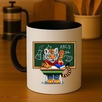 Back To School Tiger Coffee Mug thumb 4