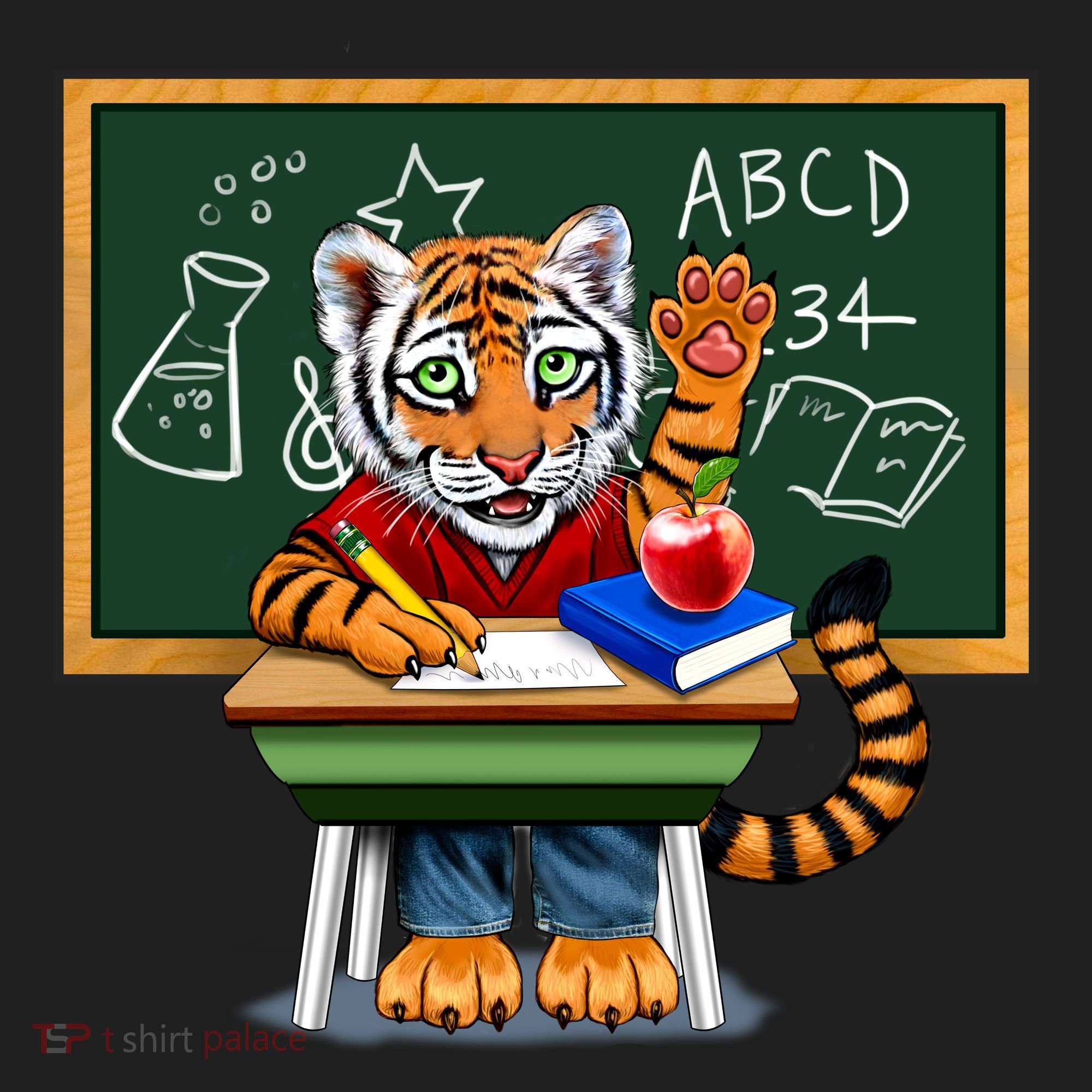 Back To School Tiger Beanie
