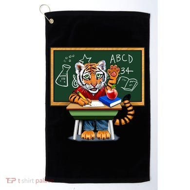 Back To School Tiger Golf Towel