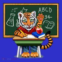 Back To School Tiger Hoodie thumb 7
