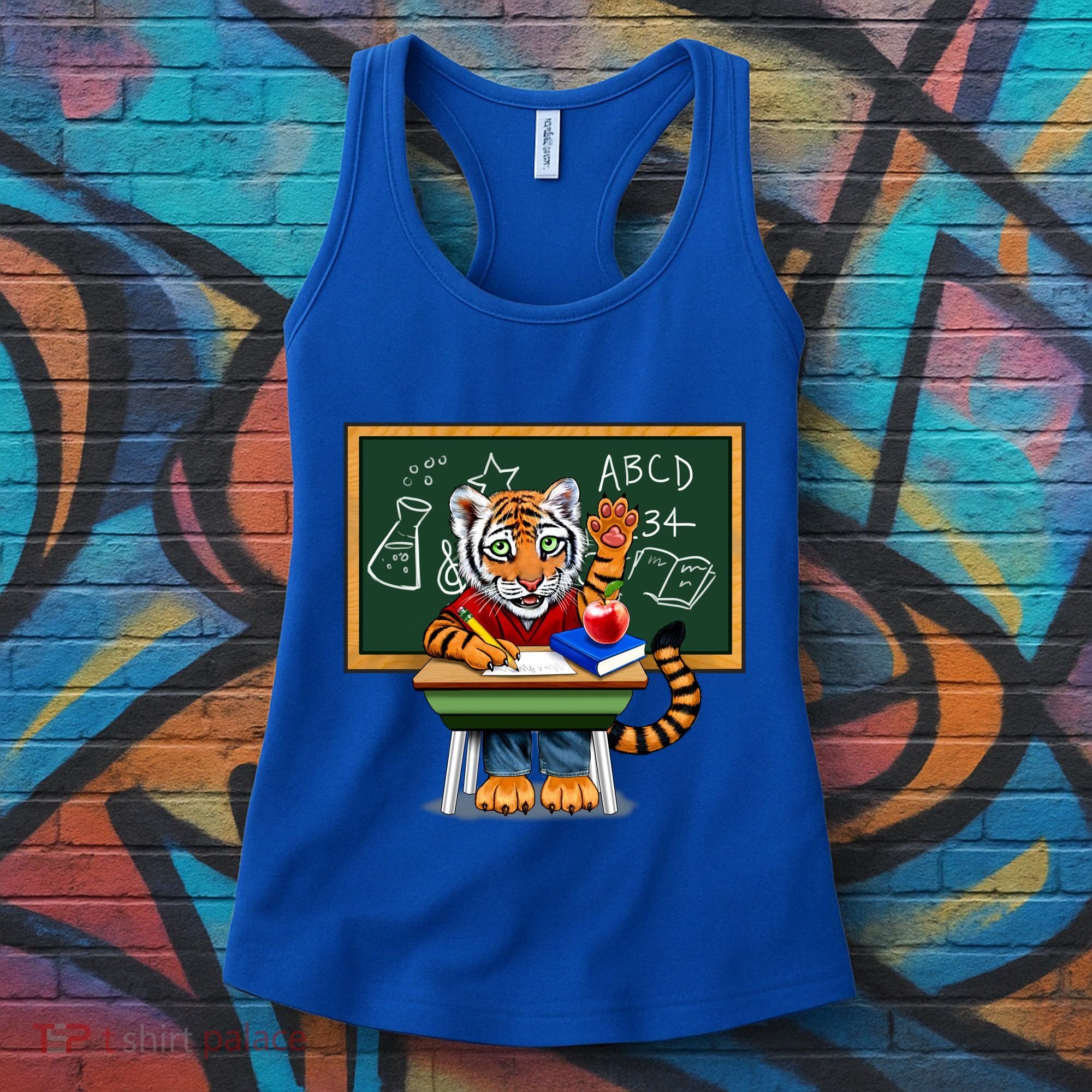 Back To School Tiger Women's Tank Top