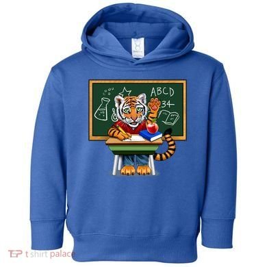 Back To School Tiger Toddler Hoodie