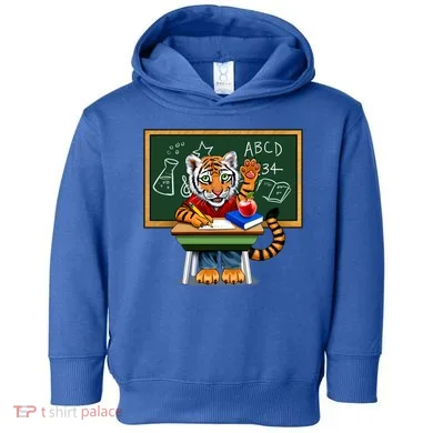 Back To School Tiger Toddler Hoodie