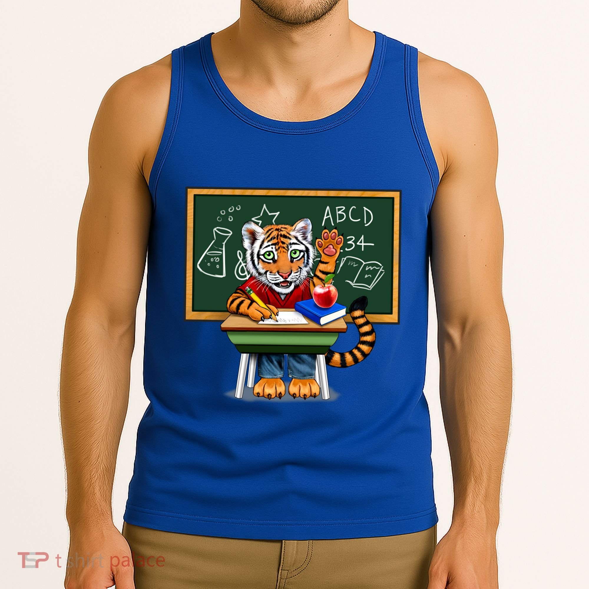 Back To School Tiger Tank Top