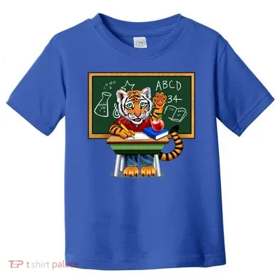 Back To School Tiger Toddler T-Shirt