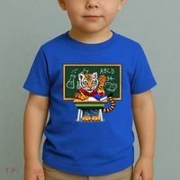 Back To School Tiger Toddler T-Shirt thumb 2