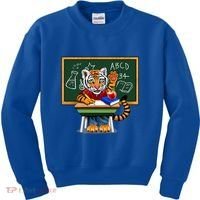 Back To School Tiger Kids Sweatshirt thumb 0