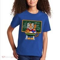 Back To School Tiger Kids T-Shirt thumb 2