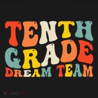 Back To School 10th Grade Dream Team Teacher Tenth Grade Mousepad thumb 1