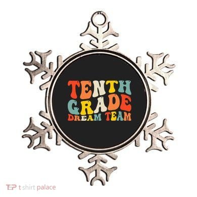 Back To School 10th Grade Dream Team Teacher Tenth Grade Ornament