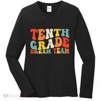 Back To School 10th Grade Dream Team Teacher Tenth Grade Women's Long Sleeve Shirt thumb 0