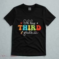 Back To School Oh Hey Third Grade Retro Teacher Student T-Shirt thumb 5