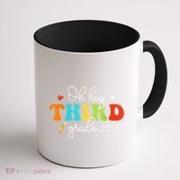 Back To School Oh Hey Third Grade Retro Teacher Student Coffee Mug thumb 1