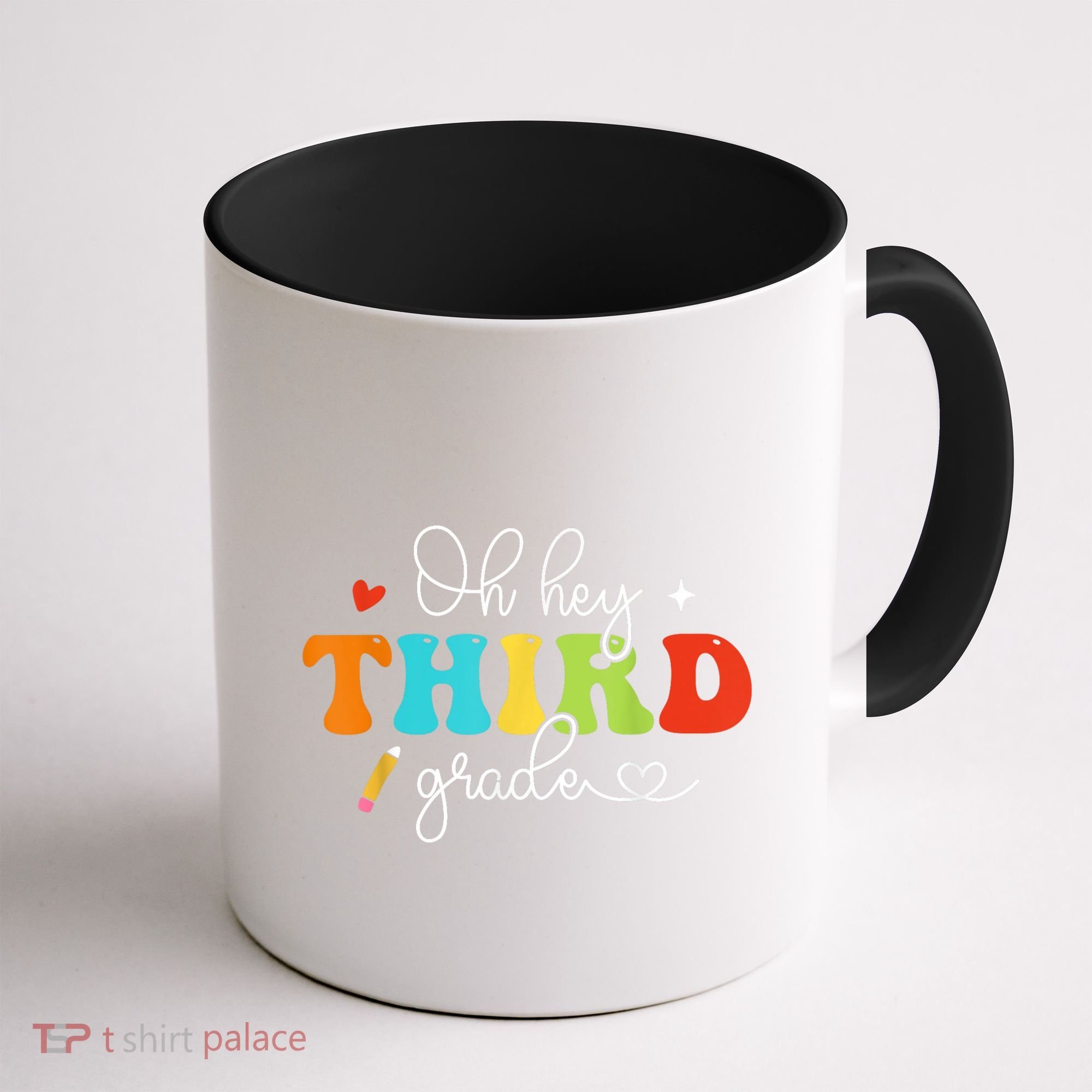 Back To School Oh Hey Third Grade Retro Teacher Student Coffee Mug