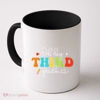 Back To School Oh Hey Third Grade Retro Teacher Student Coffee Mug thumb 0