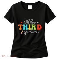Back To School Oh Hey Third Grade Retro Teacher Student Women's T-Shirt thumb 0