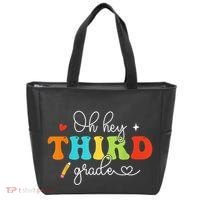 Back To School Oh Hey Third Grade Retro Teacher Student Tote Bag thumb 0