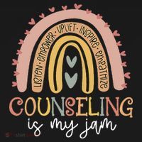 Back To School Counselor Counseling Is My Jam Rainbow Women's Hoodie thumb 2