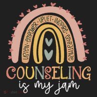 Back To School Counselor Counseling Is My Jam Rainbow Tumbler thumb 3