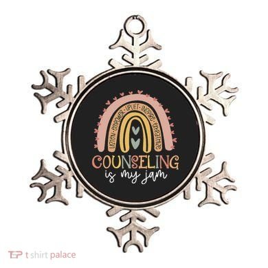 Back To School Counselor Counseling Is My Jam Rainbow Ornament