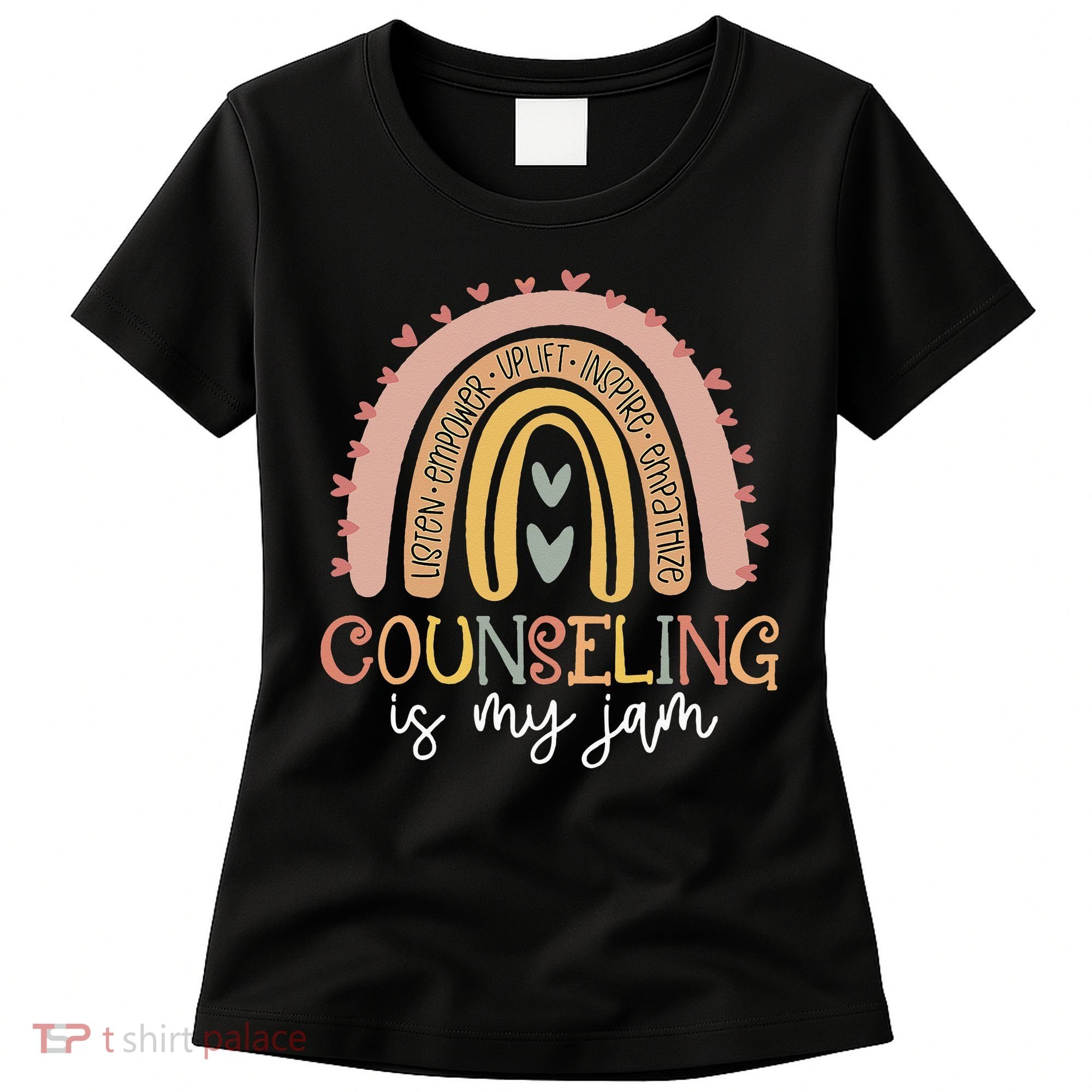 Back To School Counselor Counseling Is My Jam Rainbow Women's T-Shirt
