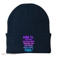 Born To Sing Dance Think Beanie thumb 0