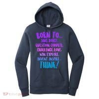 Born To Sing Dance Think Women's Hoodie thumb 0