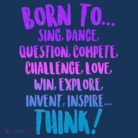 Born To Sing Dance Think Women's Hoodie thumb 2
