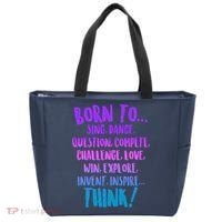 Born To Sing Dance Think Tote Bag thumb 0