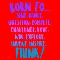 Born To Sing Dance Think Santa Hat thumb 1