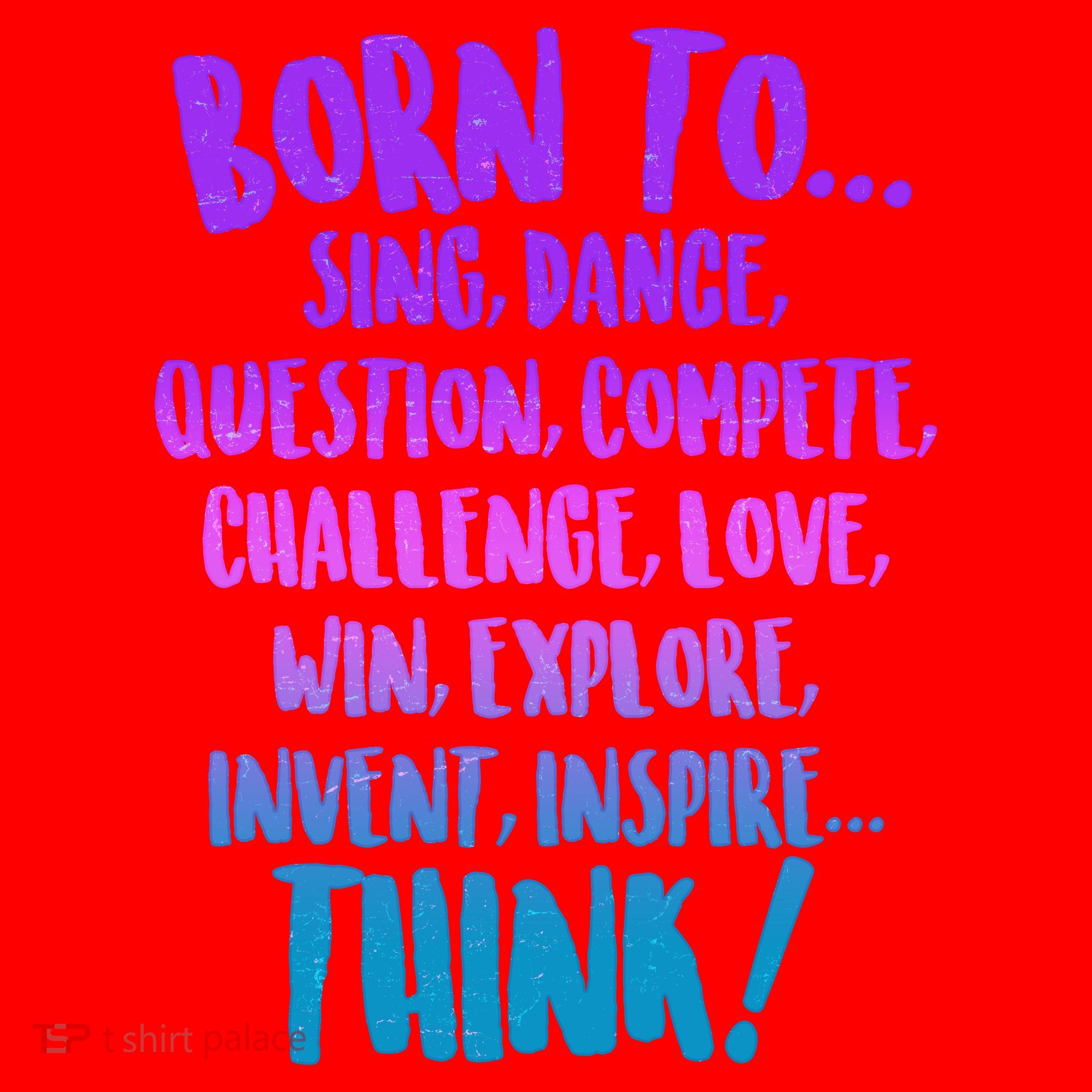 Born To Sing Dance Think Santa Hat