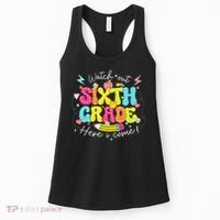 Back To School Watch Out Sixth Grade Here I Come Pencil Women's Tank Top thumb 0