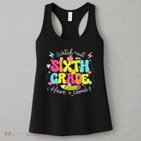 Back To School Watch Out Sixth Grade Here I Come Pencil Women's Tank Top thumb 3