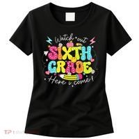 Back To School Watch Out Sixth Grade Here I Come Pencil Women's T-Shirt thumb 0