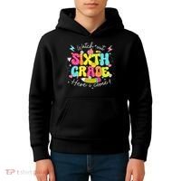 Back To School Watch Out Sixth Grade Here I Come Pencil Kids Hoodie thumb 4