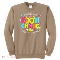 Back To School Watch Out Sixth Grade Here I Come Pencil Sweatshirt thumb 0