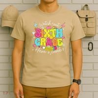 Back To School Watch Out Sixth Grade Here I Come Pencil T-Shirt thumb 6