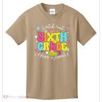 Back To School Watch Out Sixth Grade Here I Come Pencil Kids T-Shirt thumb 0