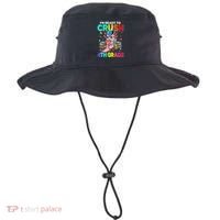 Back To School First Day Im Ready To Crush 4th Grade Axolotl  Bucket Hat thumb 0