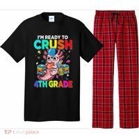 Back To School First Day Im Ready To Crush 4th Grade Axolotl  Pajama Set thumb 0