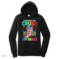 Back To School First Day Im Ready To Crush 4th Grade Axolotl  Women's Hoodie thumb 0