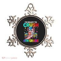 Back To School First Day Im Ready To Crush 4th Grade Axolotl  Ornament thumb 0