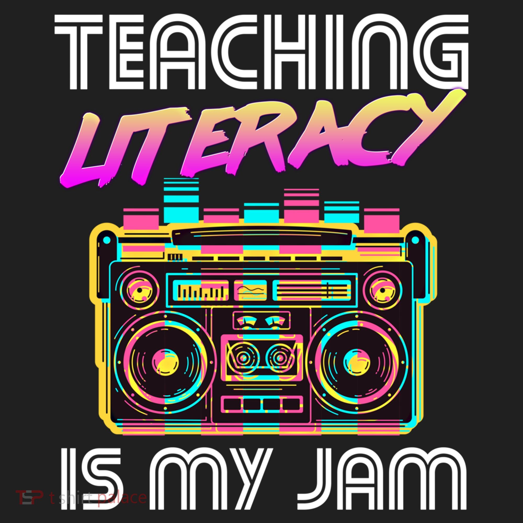 Back To School Retro Literacy Is My Jam 80S Teacher Boombox Gift Hat