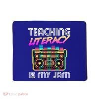 Back To School Retro Literacy Is My Jam 80S Teacher Boombox Gift Mousepad thumb 0