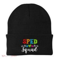 Back To School Team Gift For Special Ed Teacher Sped Squad Beanie thumb 0