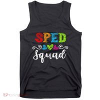 Back To School Team Gift For Special Ed Teacher Sped Squad Tank Top thumb 0