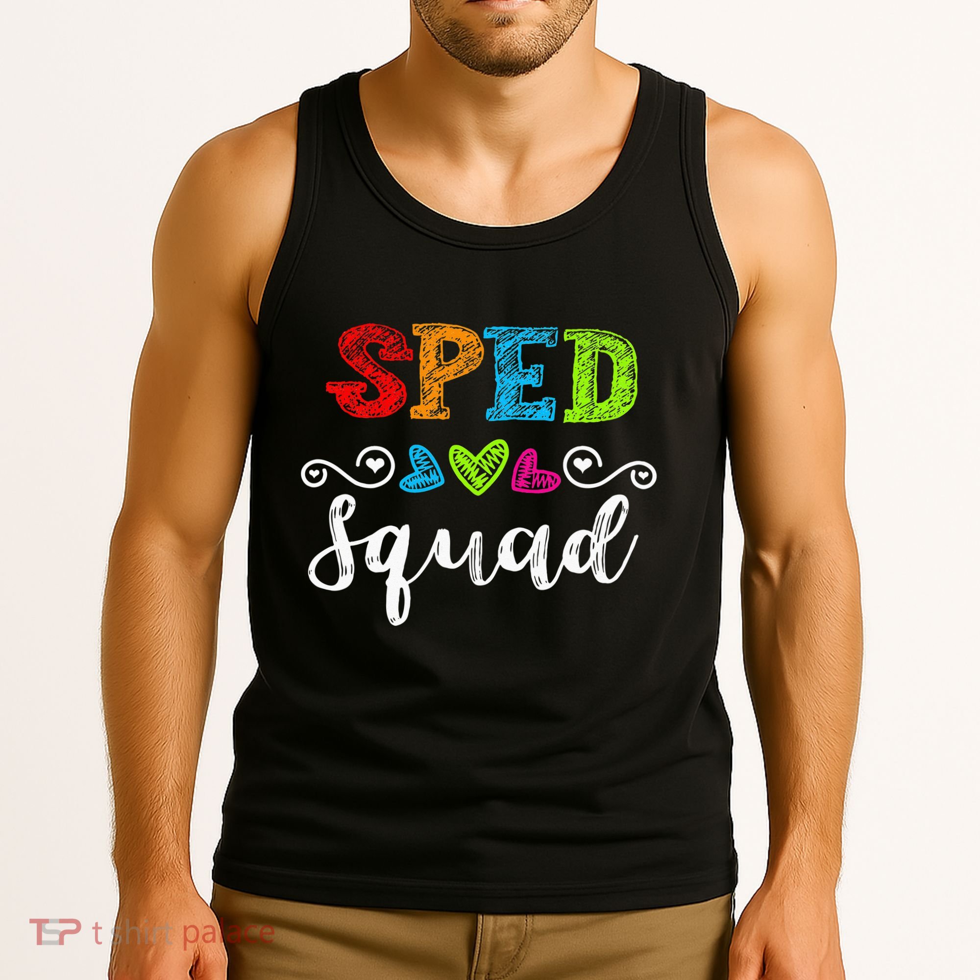 Back To School Team Gift For Special Ed Teacher Sped Squad Tank Top
