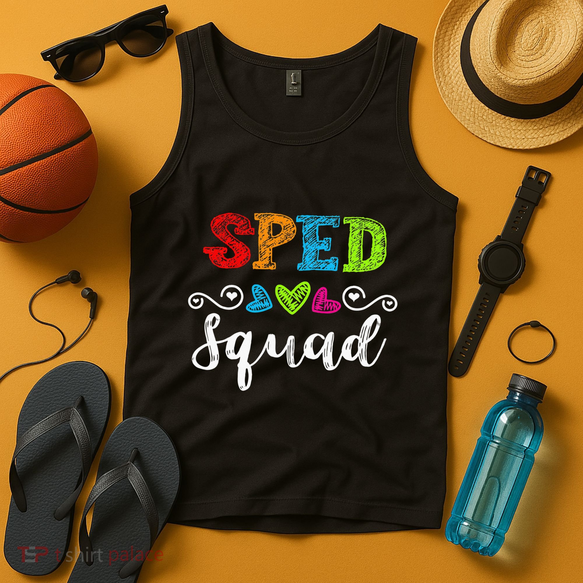 Back To School Team Gift For Special Ed Teacher Sped Squad Tank Top