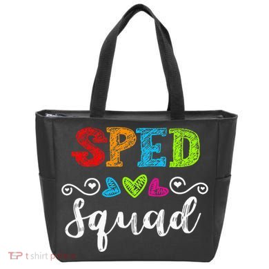 Back To School Team Gift For Special Ed Teacher Sped Squad Tote Bag